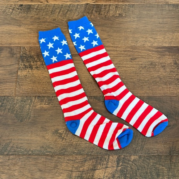 Forever 21 Accessories - American flag socks
